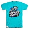 Retro 8 White Aqua ST Palms Shirt -Sneaker Threads Shop M Jordan 8 white aqua tee