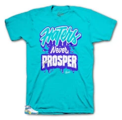 Retro 8 White Aqua Prosper Shirt
