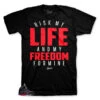 Retro 5 Satin My Life Shirt -Sneaker Threads Shop MY LIFE