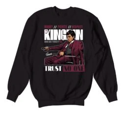 Retro 1 Bordeaux Trust Issues Sweater