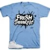 Retro 11 Legend Blue Fresh Sneakers Shirt -Sneaker Threads Shop aaaa
