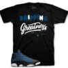 Retro 13 Navy Drip Greatness Shirt -Sneaker Threads Shop air Jordan 13 navy sneaker shirt