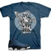 Retro 13 Navy St. Michael Shirt -Sneaker Threads Shop air Jordan 13 navy sneaker shirts