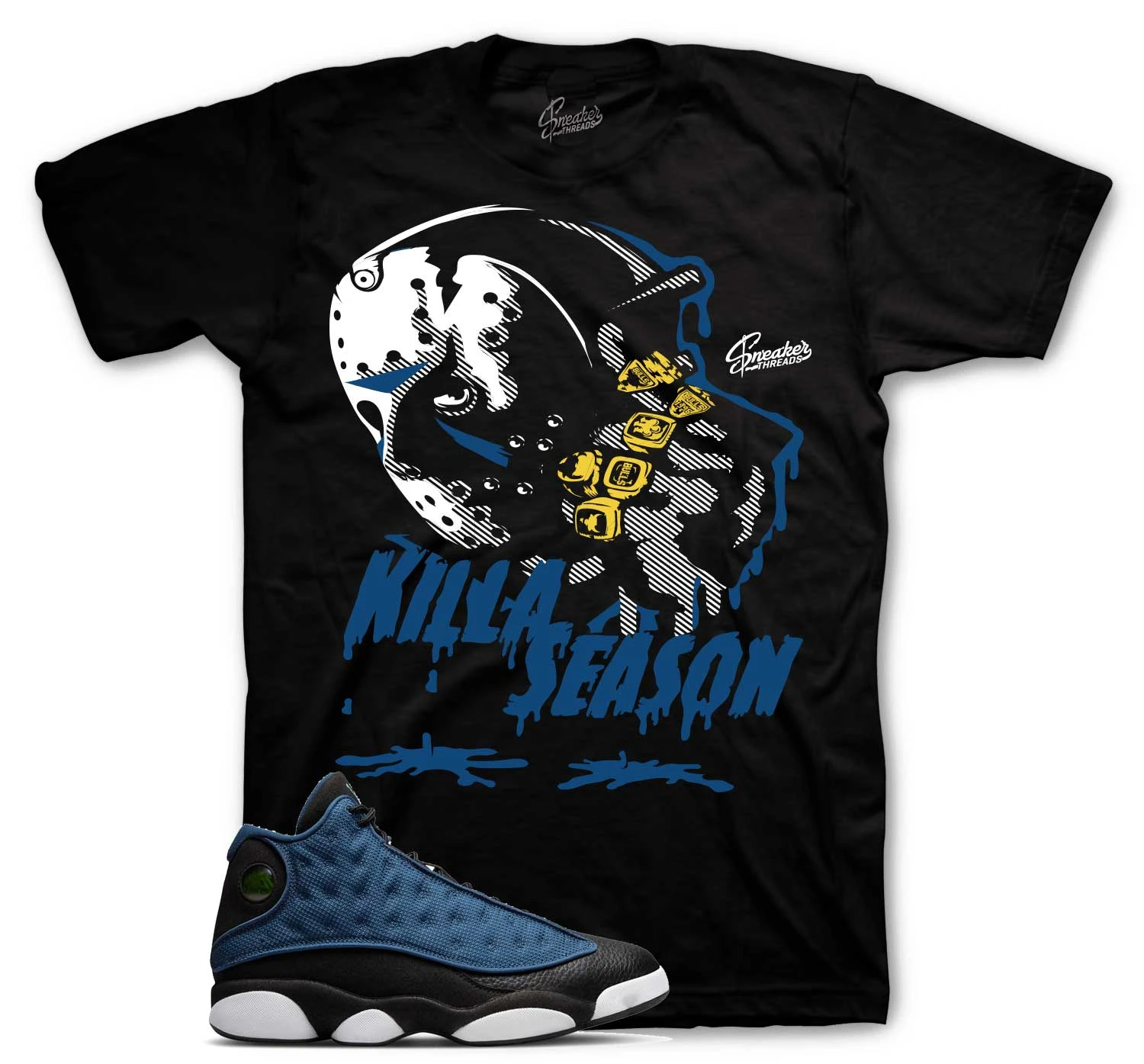 Retro 13 Navy Killa Season Shirt 3 Retro 13 Navy Killa Season Shirt
