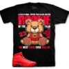 Retro 9 Chile Red Rookie Bear Shirt -Sneaker Threads Shop air Jordan 9s chile red sneaker tee