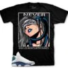 Retro 13 French Blue Never Discuss Shirt