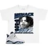 Kids - Midnight Navy 6 Nineties Shirt 1 Kids - Midnight Navy 6 Nineties Shirt -Sneaker Threads Shop boys jordan 6 midnight navy sneaker shirt