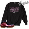 Foamposite Maroon Trap Wars Sweater -Sneaker Threads Shop foam maroon gum sneaker match sweaters
