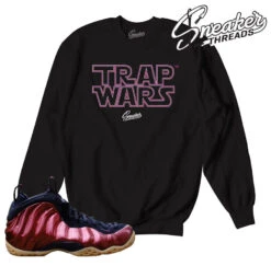Foamposite Maroon Trap Wars Sweater