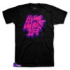 Foamposite Purple Camo Livin Life Shirt -Sneaker Threads Shop foampoistes camos purple shirts match