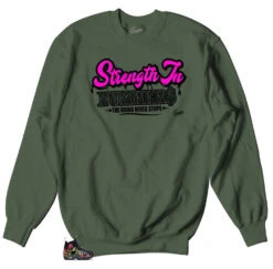 Foamposite Floral Strength In Number Sweater