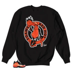 Foamposite Habanero Red Spicy Sweater