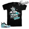 Foamposite Island Green Foam Hunter Shirt -Sneaker Threads Shop foamposite island green shirt match foam tee