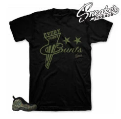 Foamposite Legion Green Every Penny Shirt