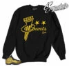 Foamposite Metallic Gold Every Penny Sweater -Sneaker Threads Shop foamposite metallic gold sweater match foam sneakers tee