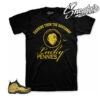 Foamposite Metallic Gold Lucky Penny Shirt -Sneaker Threads Shop foamposite metallic gold tee match foam sneakers tee