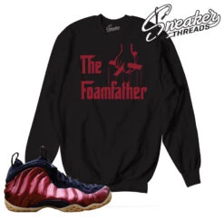 Foamposite Maroon Foamfather Sweater