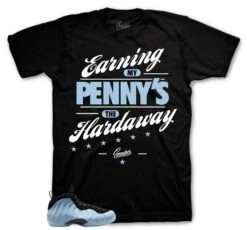 Foamposite Psychic Blue Earning Pennys Shirt