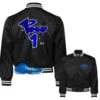 Foamposite Royal One Penny Satin Jacket -Sneaker Threads Shop foamposite royal sneaker varsity jackets