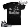 Foamposite Silver Surfer Foamfather Shirt -Sneaker Threads Shop foamposite silver surfer tees match foams shoes