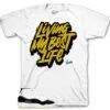 Retro 11 Gratitude DMP Living My Best LifeShirt -Sneaker Threads Shop gratitude 11 tee match