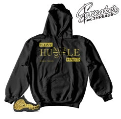 Foamposite Metallic Gold Humble Hoody