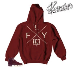 Retro 12 Bordeaux I'm Fly Hoody