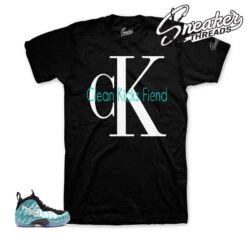 Foamposite Island Green CK Shirt