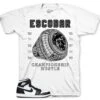 Retro 1 Black White Champ Hustle Shirt -Sneaker Threads Shop jordan 1 black white sneaker tee