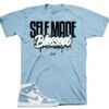 Retro 1 Denim Self Made Shirt -Sneaker Threads Shop jordan 1 denim sneaker tee