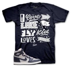 Retro 1 Georgetown 85 Love Kicks Shirt