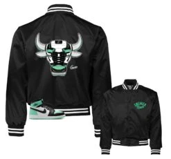 Retro 1 Green Glow War Bully Jacket
