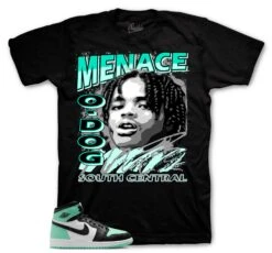 Retro 1 Green Glow Nineties Shirt