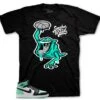 Retro 1 Green Glow Air Slimer Shirt -Sneaker Threads Shop jordan 1 green glow tee
