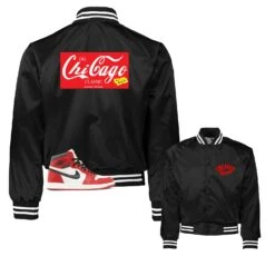 Retro 1 Lost And Found Classic Satin Jacket