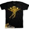 Retro 1 Black Gold Greatest Shirt -Sneaker Threads Shop jordan 1 og metallic gold sneaker tees