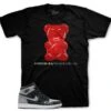 Retro 1 Rebellionaire Gummy Bear Shirt -Sneaker Threads Shop jordan 1 rebellionaire sneaker tees matching