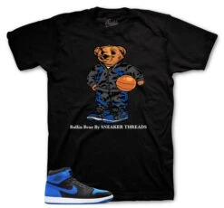 Retro 1 Royal Ballin Bear Shirt
