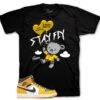 Retro 1 Taxi Money Over Love Shirt -Sneaker Threads Shop jordan 1 taxi tees