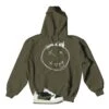 Retro 1 Olive Smiley Hoody -Sneaker Threads Shop jordan 1 travis scott hoody