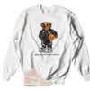 Retro 1 Washed Pink Ballin Bear Sweater -Sneaker Threads Shop jordan 1 washed pink sweatshirts