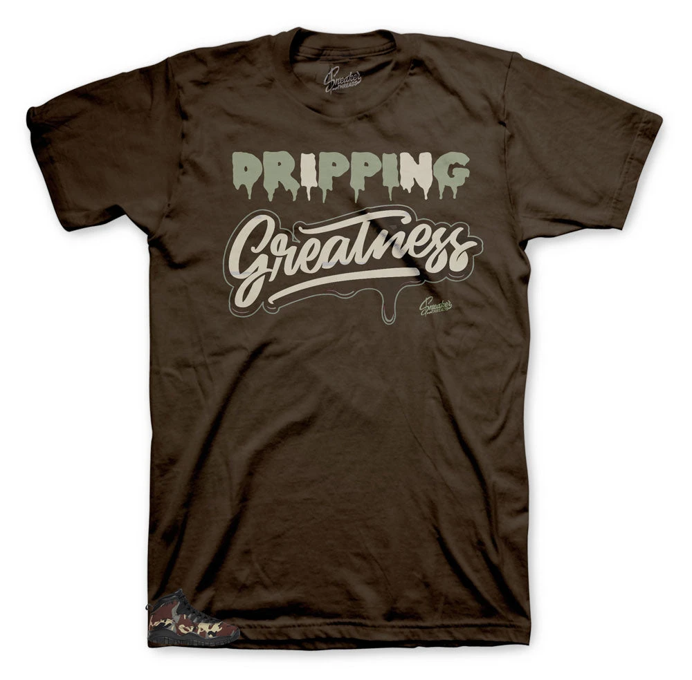 Retro 10 Woodland Camo Dripping Greatness Shirt 3 Retro 10 Woodland Camo Dripping Greatness Shirt