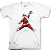 Retro 11 Legend Blue Air Santa Shirt -Sneaker Threads Shop jordan 11 columbia legend blue sneaker tees
