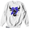 Retro 11 Concord Toro Sweater -Sneaker Threads Shop jordan 11 concord crewnecks
