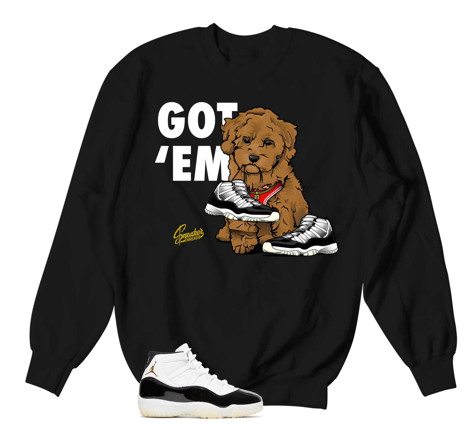Retro 11 Gratitude DMP Got Em Sweater 3 Retro 11 Gratitude DMP Got Em Sweater