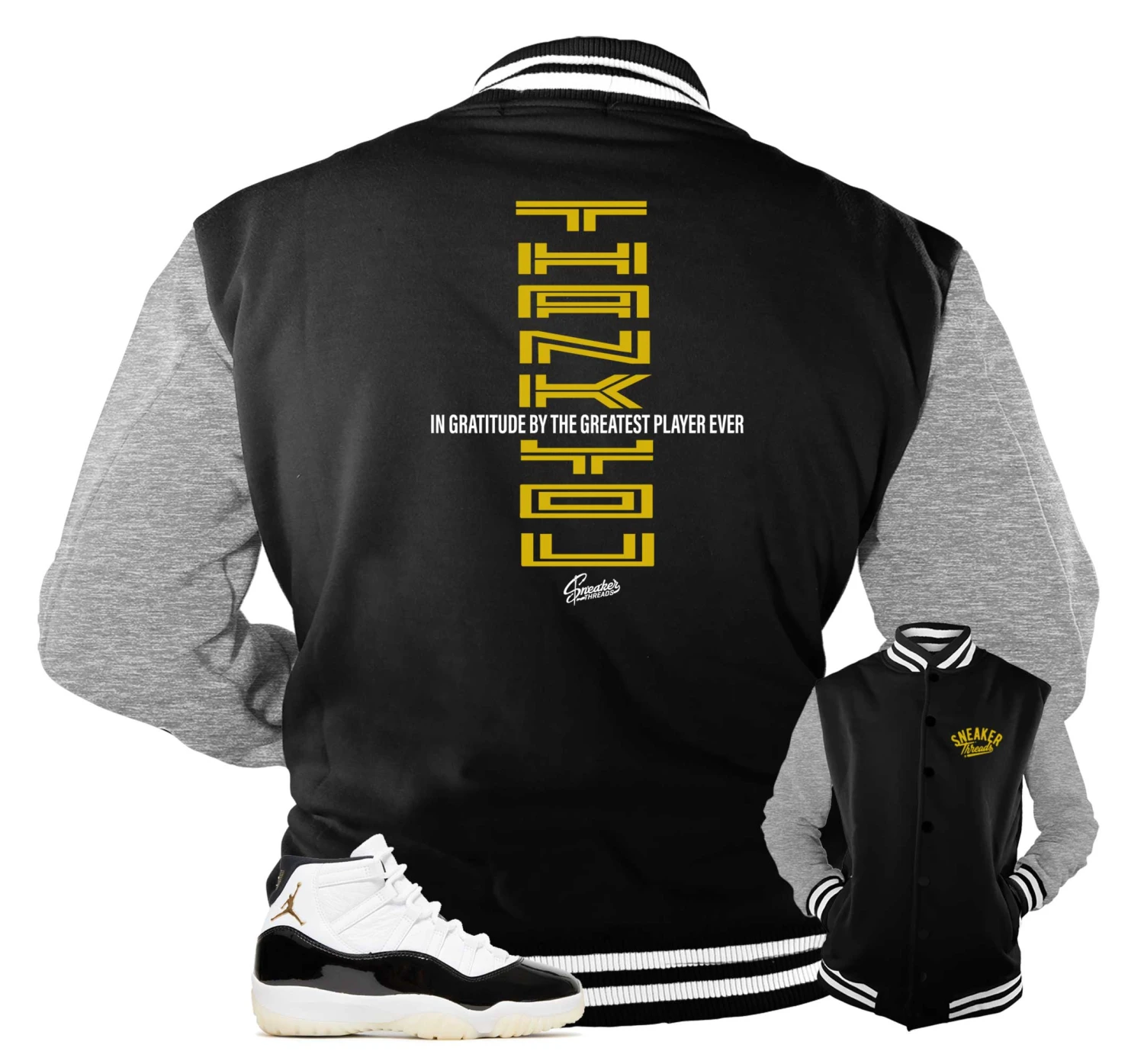 Retro 11 Gratitude DMP Thank You Varsity Jacket 3 Retro 11 Gratitude DMP Thank You Varsity Jacket