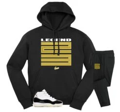 Retro 11 Gratitude Crest Hoodie Jogger Set