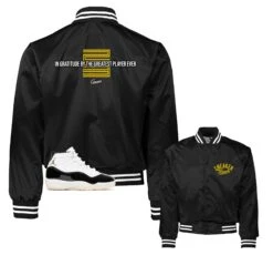 Retro 11 Gratitude DMP Greatest Player Satin Jacket