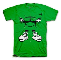 Retro 11 Green Snakeskin Bull Bite Shirt