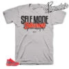 Retro 11 Flash Crimson Self Made Shirt -Sneaker Threads Shop jordan 11 ie flash crimson sneaker shirts match shoes